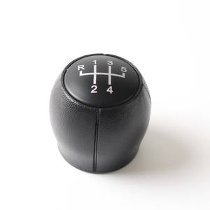 Pommeau de levier de vitesse en cuir, 5 vitesses, boîte de vitesses manuelle, compatible Opel Europe, design ergonomique - Product Image 1