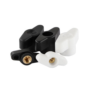 1/4-20 inch M4 M5 M6 M8 nữ ren lỗ mù Z loại bướm <span class=keywords><strong>t</strong></span> cánh nhựa xử lý khóa ngón tay cái núm NUT - Product Image 4