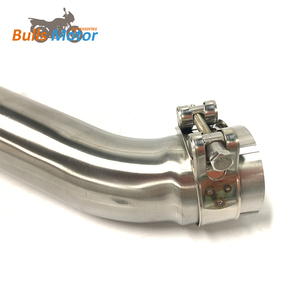 Tuyau moyen d'échappement en alliage de titane/acier inoxydable pour <span class=keywords><strong>KTM</strong></span> 250/390ADV <span class=keywords><strong>2020</strong></span> + tuyau de connexion d'échappement de moto 51MM tuyau intermédiaire - Product Image 6