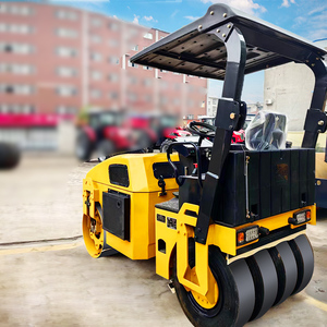 Yeni tasarım titreşimli yol silindiri yol makineleri kompakt 3ton çift davul yol silindiri - Product Image 2