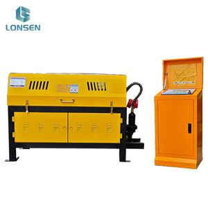 Redresseuse et coupeuse automatique CNC hydraulique pour barres d'acier, machine à redresser et couper les barres d'armature en acier - Product Image 2