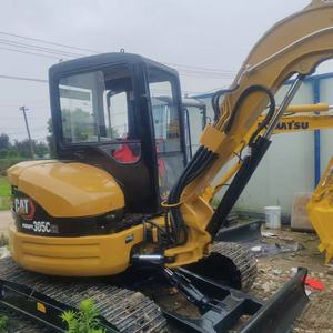 Excavatrices d'occasion Cat 305C 305ccr, mini-excavatrices Cat305 305E 5 tonnes à vendre à prix réduit, avec accessoire tarière, certifiées CE. - Product Image 4