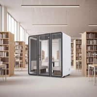 Cabine téléphonique insonorisée UNIBOOTH moderne pour bureau, cadre en aluminium de précision, installation rapide, bureau à domicile, personnalisable