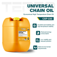 Huile pour chaînes universelles CSP-220 ISO VG 220 de TERZO, huile pour chaînes de convoyeur industrielles et chaînes d'entraînement, 18L 200L