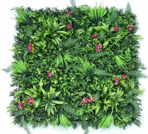 Clôture en feuilles d'herbe artificielle - Design moderne, matériau plastique résistant aux UV et respectueux de l'environnement pour l'aménagement paysager et l'utilisation en extérieur - Product Image 5