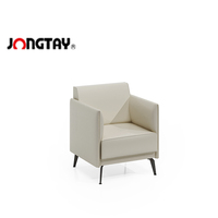 Canapé en cuir véritable en vente chaude, canapé modulaire simple pour bureau, canapé moderne blanc pour salon, canapé pour centre commercial