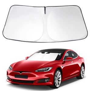 Summer Sports Car Windshield Sunshade 150x70cm Polyester Foldable Front <b>Window</b> Protection - Product Image 1