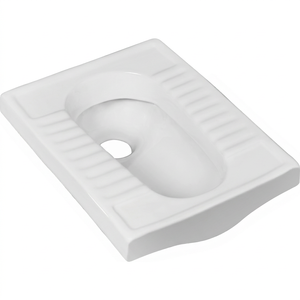 Inodoro de estilo árabe de 20 pulgadas, inodoro de cerámica montado en el suelo, inodoro para sentarse en cuclillas, artículos sanitarios para baño, WC - Product Image 1