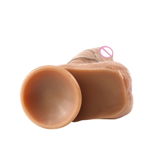 Süper gerçek cilt silikon büyük yapay Penis gerçekçi vantuz horoz erkek yapay kauçuk Penis Dick seks oyuncakları kadınlar için vajinal - Product Image 5