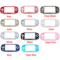 Coque supérieure multicolore pour console de jeu PSP 1000, plaque frontale, pièce de réparation