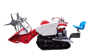 履带式联合收割机适用于丘陵山区和套种地块的水稻收割。 - Product Image 3