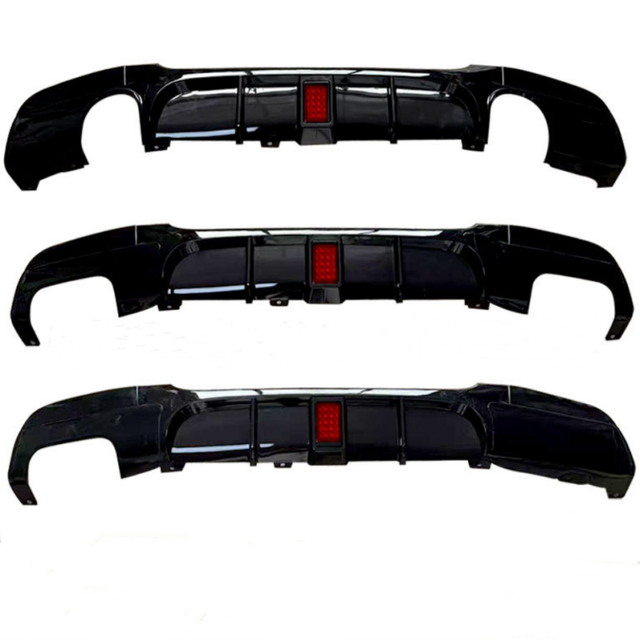 2026 New Style Rear Diffuser With Led Light M Performance Rear Bumper Splitter Diffuser for BMW 3 Series E90 E92 E93 2005-2012