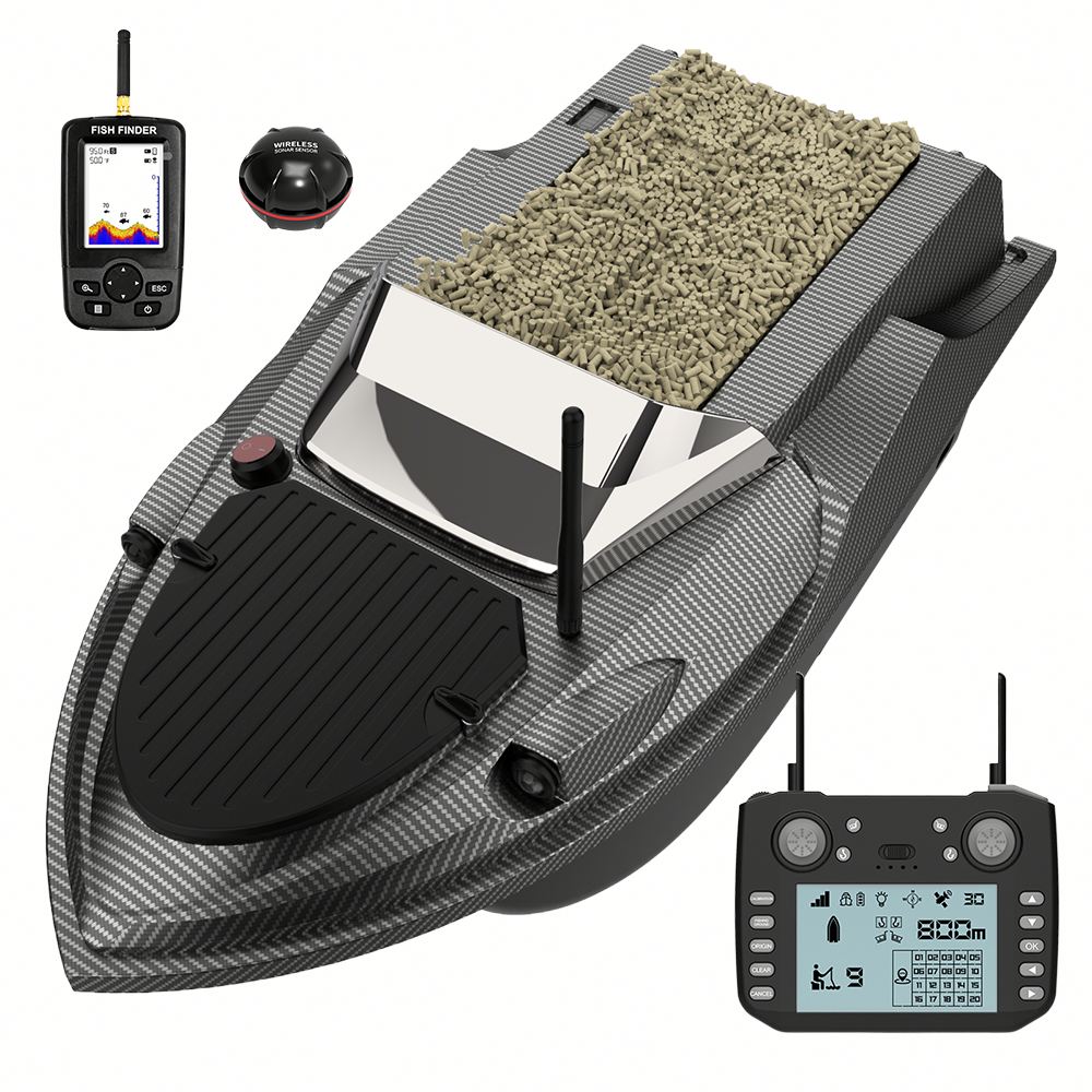 V080 2025 Новый 800 м 3 кг 180 GPS точка автоматического возврата GPS гидролокатор Fish Finder 12 В высокоскоростная лодка для ловли карпа с выпуклым крюком