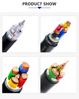 Cable eléctrico para cableado de 2,5mm, Cable eléctrico de cobre de 0,6/1kV con aislamiento de alimentación XLPE/PVC
