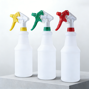 ขวดสเปรย์พลาสติก HDPE ขนาด 500 มล. 650 มล. 1000 มล. แบบรีฟิลได้ พร้อมหัวฉีดสำหรับน้ำยาทำความสะอาด - Product Image 2