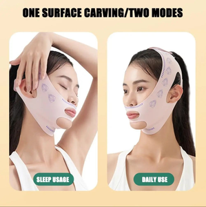 Masque Lifting Manuel V-Line et Bande Amincissante Menton/Joues Anti-Rides, Masque Facial de Sommeil pour la Beauté et la Santé - Product Image 2