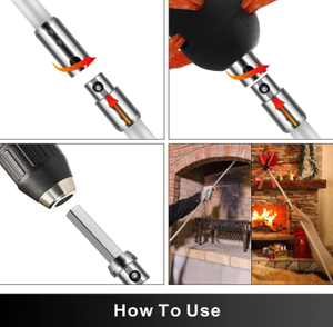 <span class=keywords><strong>Precio</strong></span> de fábrica, Kit de barrido de <span class=keywords><strong>chimenea</strong></span> de 39 pies, Kit de limpieza, Herramientas de limpieza de <span class=keywords><strong>chimenea</strong></span>, 12 varillas de <span class=keywords><strong>chimenea</strong></span> - Product Image 6