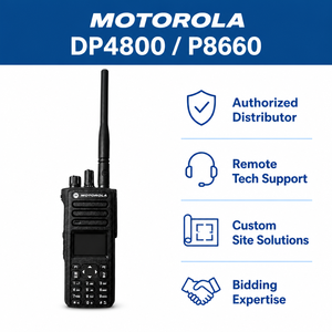 Radio Walkie Talkie GPS Motorola, Radio Bidireccional Digital DMR UHF VHF, Portátil, Profesional, Resistente al Agua, DP4800 Xir P8660 - Product Image 1
