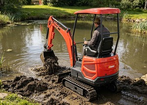 Mini Excavadora con Rotación <span class=keywords><strong>de</strong></span> 360 Grados, 1.8 Toneladas, para Uso Agrícola y <span class=keywords><strong>de</strong></span> Jardinería - Product Image 2