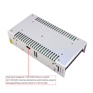 แหล่งจ่ายไฟสวิตชิ่ง 48V 400W ตัวเครื่องอะลูมิเนียมพร้อมพัดลม  แปลงไฟ AC 110V 220V เป็น DC 48 โวลต์ 8.3 แอมป์  อะแดปเตอร์แปลงไฟสำหรับห้องปฏิบัติการ - Product Image 5