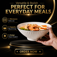 Bol à ramen japonais en céramique pour servir des nouilles et du riz