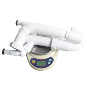 Sifón y Trampa de Desagüe para <span class=keywords><strong>Fregadero</strong></span> de Cocina Moderno TALEA, Color Blanco, con Sellado de Agua, Tubería de Drenaje de 40 mm, Función Antiolor - Product Image 3