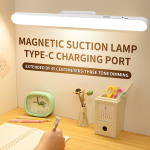 Lampada da scrivania ricaricabile a LED multifunzione con <span class=keywords><strong>luce</strong></span> magnetica da lettura lampada tattile da 3 colori LED <span class=keywords><strong>luce</strong></span> da armadio - Product Image 2