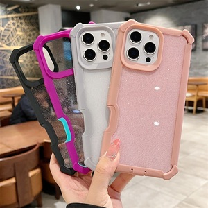 <span class=keywords><strong>Cover</strong></span> Antiurto con Glitter Laser <span class=keywords><strong>per</strong></span> <span class=keywords><strong>Samsung</strong></span> S25 Ultra e iPhone 16 15 14 <span class=keywords><strong>13</strong></span> Pro Max, Custodia <span class=keywords><strong>per</strong></span> Cellulare Luccicante - Product Image 3