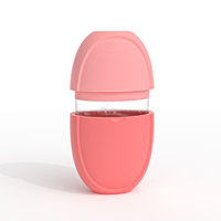 Outil de massage de beauté kit de moule à glaçons en silicone brillant rouleau facial à glaçons pour masseur de visage