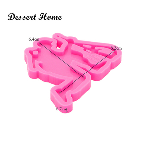 DY0645 brillant soldat porte-clés Silicone époxy moule résine artisanat, pistolet polymère argile <span class=keywords><strong>chocolat</strong></span> Fondant Sugarcraft moules à gâteaux - Product Image 3