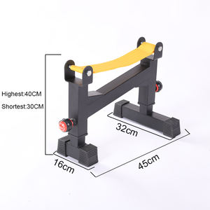 Équipement de <span class=keywords><strong>musculation</strong></span> pour salle de sport, support de barre d'haltères réglable à 5 vitesses, support de barre d'haltères pour l'entraînement avec <span class=keywords><strong>poids</strong></span> - Product Image 2