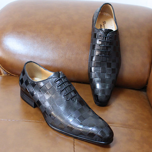 Zapatos Oxford de Vestir Casuales para Hombre, Hechos a Mano, de Alta Calidad, Personalizados, de Cuero Genuino, Transpirables, para Bodas y Fiestas - Product Image 1