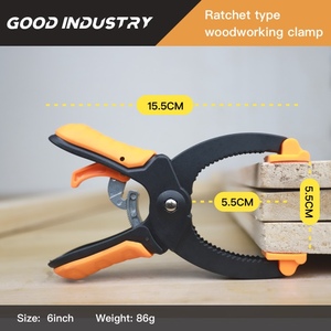 6 "8" có thể điều chỉnh kẹp Ratchet kẹp với ratcheting cơ chế chế biến gỗ công cụ - Product Image 4