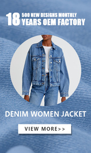 <span class=keywords><strong>Giacca</strong></span> di <span class=keywords><strong>Jeans</strong></span> Lunga Personalizzata Autunno 2024, Vintage Effetto Consumato, Lavata, in Cotone <span class=keywords><strong>Blu</strong></span> per <span class=keywords><strong>Donna</strong></span> - Product Image 5
