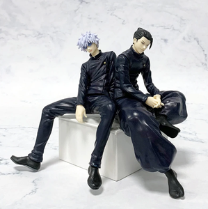 6 Styles de Figurines d'Action en PVC Anime Jujutsu Battle, Figurine Gojo Satoru Geto <span class=keywords><strong>Suguru</strong></span> Assis sur une Chaise, Style Cartoon - Product Image 2