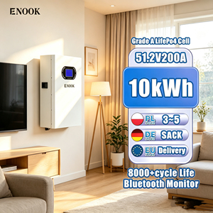 Nueva Estación de Energía 2026 de 51.2V 200Ah 10KW, Batería de Almacenamiento de Energía Solar para el Hogar, Garantía de 10 Años, Enook - Product Image 3