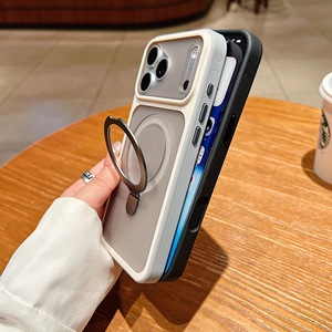 เคสโทรศัพท์แบบแม่เหล็กทรงกลม วัสดุ PC ลายจุดด้าน ป้องกันการกระแทก สำหรับ <span class=keywords><strong>iPhone</strong></span> 17 <span class=keywords><strong>Pro</strong></span> Max และ <span class=keywords><strong>iPhone</strong></span> 17 <span class=keywords><strong>Pro</strong></span> - Product Image 3