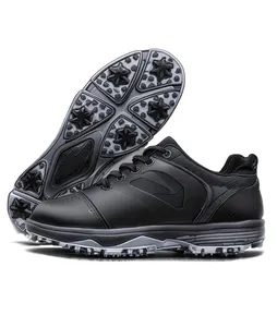 Fornecedor chinês de calçados de golfe com serviço de longo prazo, calçados personalizados com logotipo, estilo quente de fábrica, calçados de golfe com logotipo