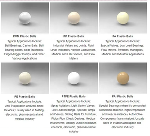 Bolas de Plástico POM de Resina Acetal Delrin Sólidas Pequeñas de 10 mm, Color Amarillo y Blanco, Directas de Fábrica, para Máquinas de Juego de Precisión y Rieles de Cajones - Product Image 3