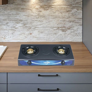 Cocina de mesa portátil de 2 quemadores de acero inoxidable de alta eficiencia con <span class=keywords><strong>estufa</strong></span> de gas de control de llama fuerte - Product Image 6