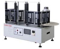 Machine automatique de rembobinage de papier à entraînement moteur pour bandage de crêpe avec compteur et contrôleur de tension