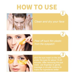 Jaysuing 24KGold Collagen Eye Mask Remove Dark Circles Fade Fine Lines Moisturizing Firming Under Eye Patches Eye <strong>Skin</strong> Care Mask - Product Image 6
