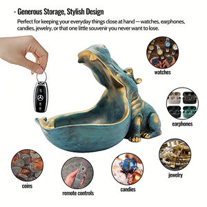 Bán buôn tùy chỉnh Mini thu nhỏ Nhựa Cổ động vật 3D bức tượng nhỏ các nhà sản xuất cho văn phòng bàn chìa khóa bát lưu trữ container - Product Image 4