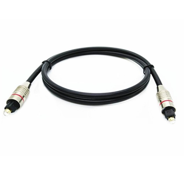1M Digital Optical Fiber Toslink Stereo Audio Cable PVC Coated for DVD Player Audio & Video Cables Stock
