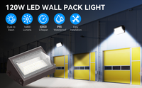 Haute qualité lumière du jour LED mur Pack lumière Design moderne lumière extérieure étanche IP65 75W 100W 150W décoration moderne applique murale