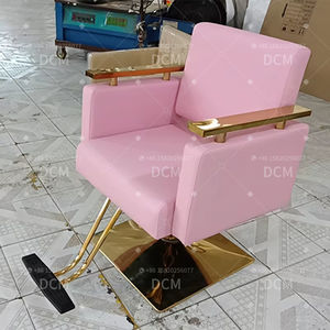 Yeni saç salonu mobilyası takım pembe altın Salon sandalyesi s kuaförlük ekipmanı kuaför koltuğu Salon sandalyesi Styling - Product Image 2