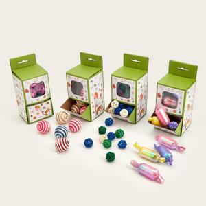 Ensemble de jouets pour chat en gros, jouets interactifs pour chat en sisal, boule, souris, herbe à chat, jouets de Noël pour chat - Product Image 1