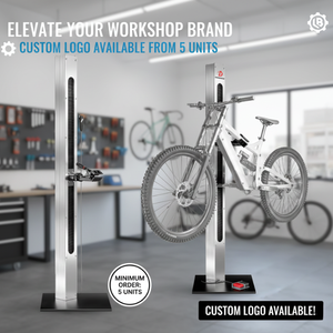 Soporte de Reparación para Bicicletas Eléctricas de 80 kg, Servo Motor con Sistema de Engranaje de Tornillo Sin Fin, Altura Ajustable de 70-185 cm, Soporte de Pie para Taller de Bicicletas Eléctricas - Product Image 6