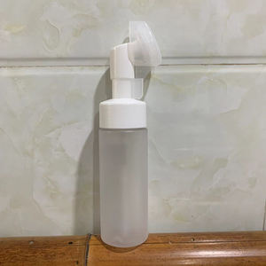 Hengjian-bomba de espuma de plástico mate esmerilado, botella con cepillo Facial para desmaquillante, envase limpiador, 100ml, 120m, 150ml - Product Image 1