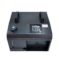 Machine à bulles de fumée LED RGB électrique 1200W avec télécommande DMX pour DJ, fête d'Halloween, mariage